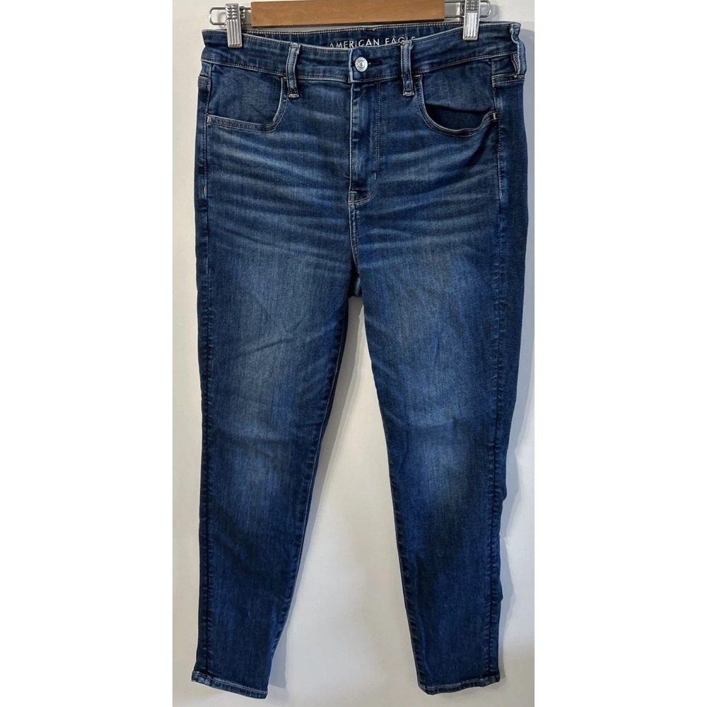Women's American Eagle Next Level Stretch Jegging Jeans Sz 12 Short No Pilling